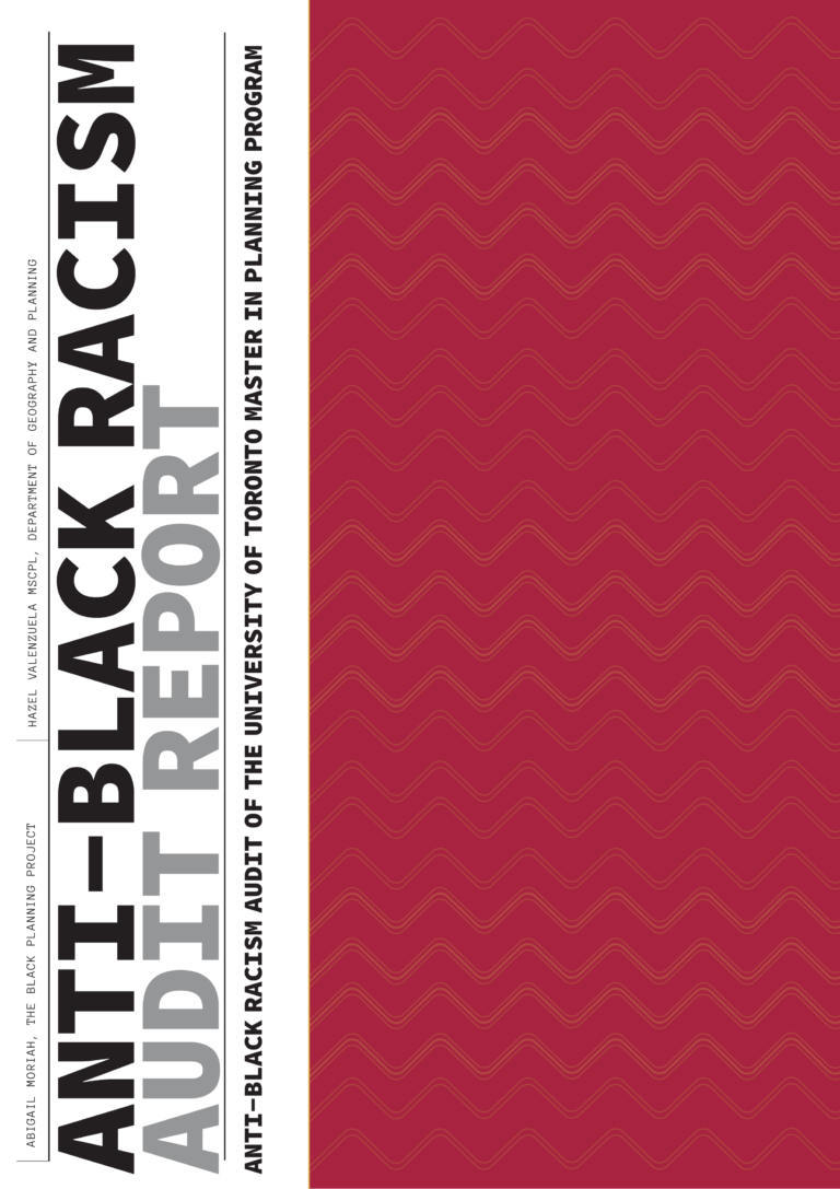 Anti-Black Racism Audit & Framework for the University of Toronto ...